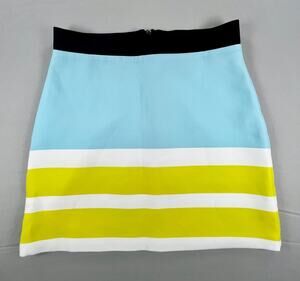 By Johnny "Powder Citron" Striped Mini Skirt (AU Size 10/M) - MSRP $335